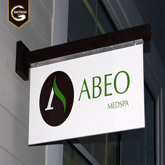 Потолочный рекламный дисплей, вывеска, наружный металлический знак -0416L